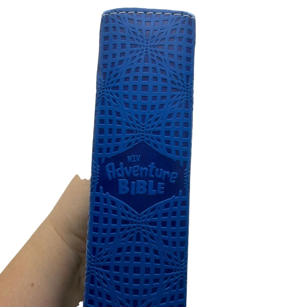 NIV Adventure Bible for Kids Blue Leathersoft New International version